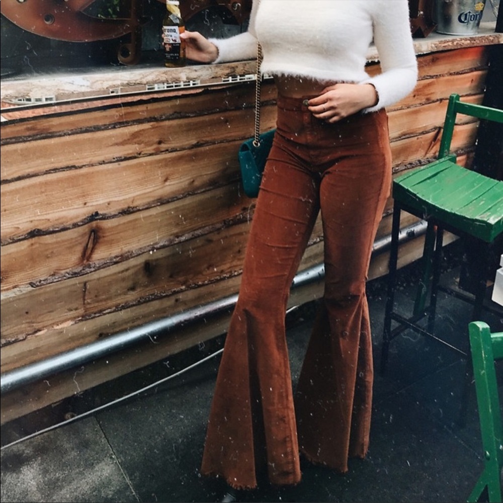 Free people bell bottoms size 29